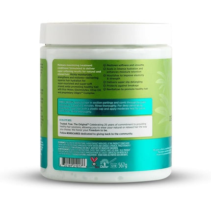 ORS Olive Oil Max Moisture Super Softening Deep Treatment Conditioner with Rice Water for Relaxed Hair 567ml 20oz