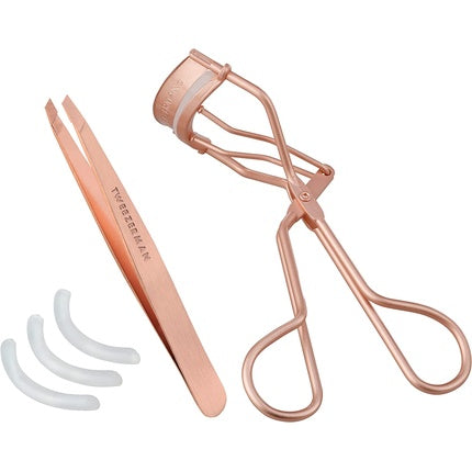 Tweezerman Rose Gold Tweezer and Lash Curler Set