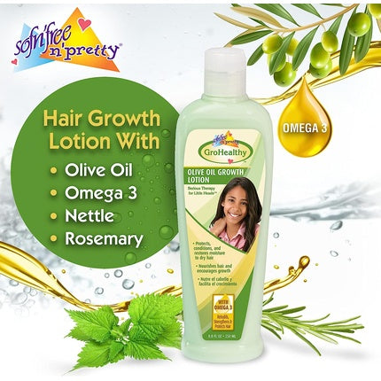 Sofn'free N'Pretty GroHealthy Olive Oil Growth Hair Lotion 1 Count