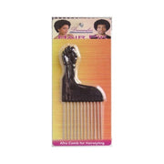 Dreamfix Afro Comb Fist Pick Black - Perfect For Hairstyling