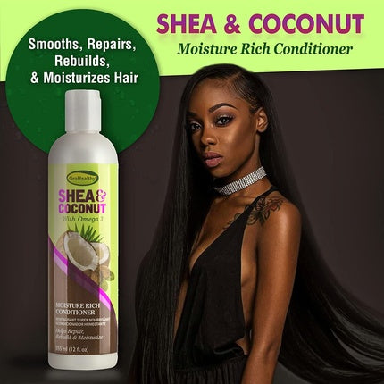 Sofn'free Gro Healthy Shea and Coconut Moisture Rich Conditioner 354.9ml