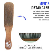 WetBrush Men's Brown Leather Detangler