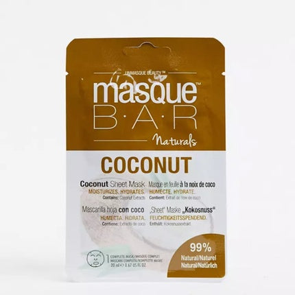 Masque Bar Naturals Coconut Leaf Mask Moisturizer 9oz