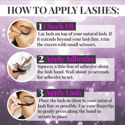 ARDELL Glamour Variety Pack 4 Pairs of Authentic Eyelashes in 4 Different Styles - Reusable Ultra-Light Artificial Eyelashes