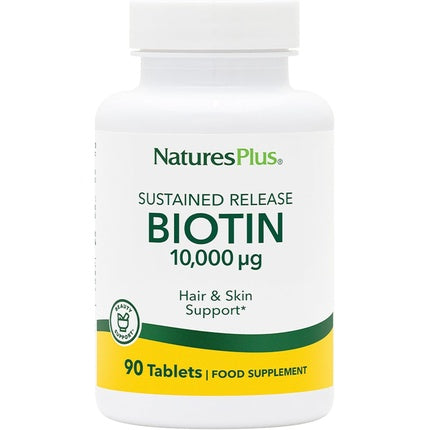 NaturesPlus Biotin 10,000 mcg Sustained Release High Strength Tablets