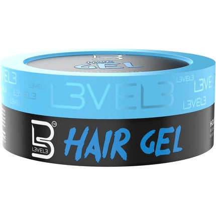 L3VEL3 Super Strong Hair Gel Creates Sleek Long Lasting Hairstyles Gives Volume and Adds Shine Water Based and Flake Free Formula Clean and Refreshing Scent Rinses out Easily 100ml Super Strong Hold Cream