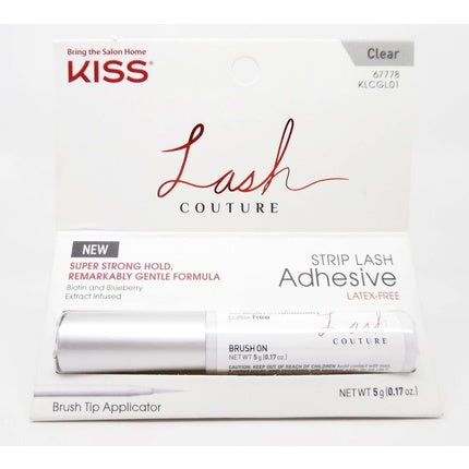 KISS Lash Couture Strip Lash Adhesive for False Eyelashes Clear 0.17oz/5g