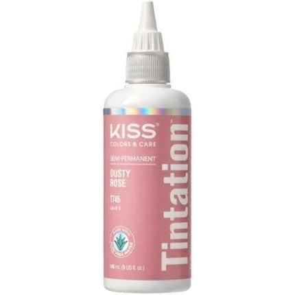 Kiss Tintation Semi-Permanent Hair Colour with Argan Oil and Aloe Vera - Dusty Rose