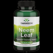 Swanson Neem Leaf Capsules 500mg 100 Count