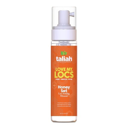 Taliah Waajid Love My Locs Honey Set Loc Hair Mousse 8oz - Firm Hold Natural