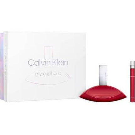 Calvin Klein My Euphoria Gift Set 100ml Edp And 10ml Miniature