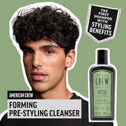 American Crew Forming Pre-Styling Curl Enhancer Shampoo for Men's Hair
