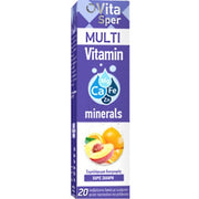 Vitasper Vitasper Multivitamin Minerals Peach Orange Flavor 20 Effervescent Tablets