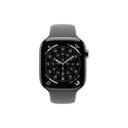 Apple Watch Series 11 Titanium Natural Cellular 46mm With Sport Band In Stone Grey Size Ml
