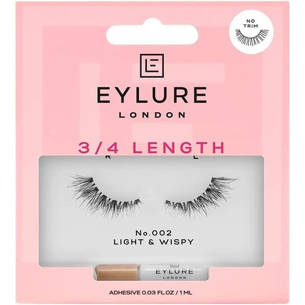 Eylure 3/4 Length False Lashes No. 002 - Pack of 3