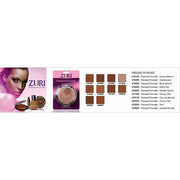 Zuri Naturally Sheer Wet to Dry Pressed Powder - Ebony Whisper