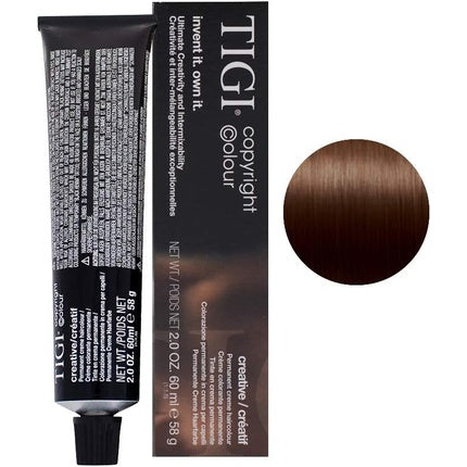 TIGI Colour Creative Creme-Emulsion Colour 4/45 Coppery Mahogany Brown 59ml