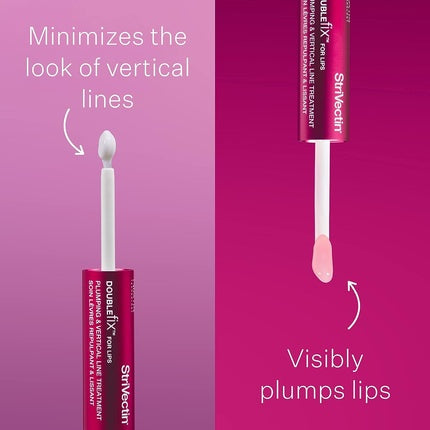 StriVectin Anti-Wrinkle Double Fix for Lips Plump and Smooth Vertical Lines Hydrating Two-in-One Treatment 0.16 Fl O