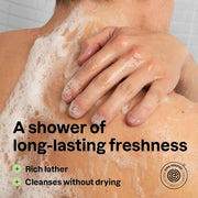 Attitude Shower Gel Body Wash for Men 98% Natural Origin Ingredients - Paraben Free