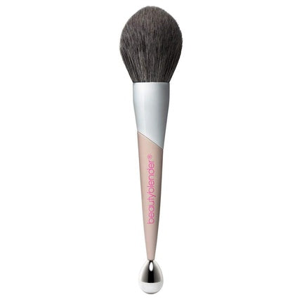 beautyblender Big Boss Double-Sided Powder Brush for Setting Powder, Pressed Powder, Bronzer, and More with Cooling Anti-Puff Face Roller for Soothing Skin