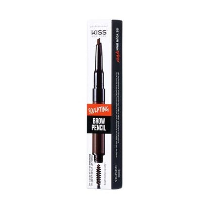 Kiss NY Top Brow Fine Precise Eyebrow Pencil Deep Dark Brown KBSP05