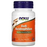 NOW FOODS Acidophilus 4x6 Probiotic 60/120 Capsules