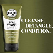 Softsheen-Carson Magic Beard Wash 3 in 1 Cleanses and Conditions for Face and Beard