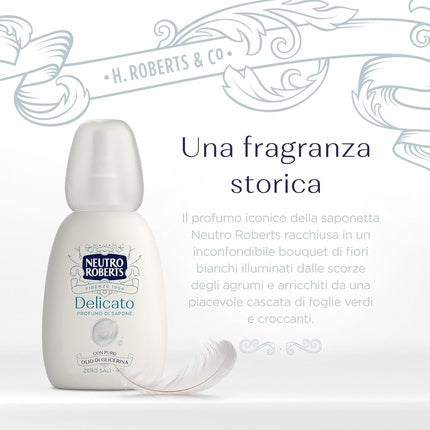 Neutro Roberts Deo Vapo Delicato Zero Aluminum Salts with Pure Glycerin Oil Deodorant for Men and Women Dermatologically Tested 100% Recycled Plastic 75ml 48h