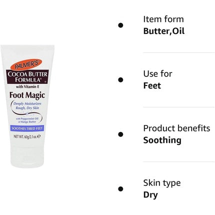 Palmer's Cocoa Butter Foot Magic Foot Cream 60g Tube