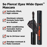 Revlon So Fierce Eyes Wide Open Mascara Blackest Black Waterproof