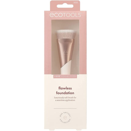 EcoTools Luxe Flawless Foundation Makeup Brush for Liquid Makeup Pink