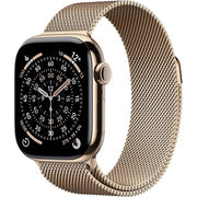 Apple Watch Series 11 GPS Cellular 42mm Smartwatch with Titanium Case in Gold