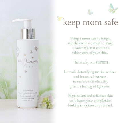 Little Butterfly London Scent of Seas Toning Body Serum for Moms Restores Lost Elasticity with Natural Ingredients