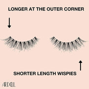 ARDELL Naked Lashes 424 Real Hair Natural Fake Lashes - 1 Pair, Vegan and Reusable