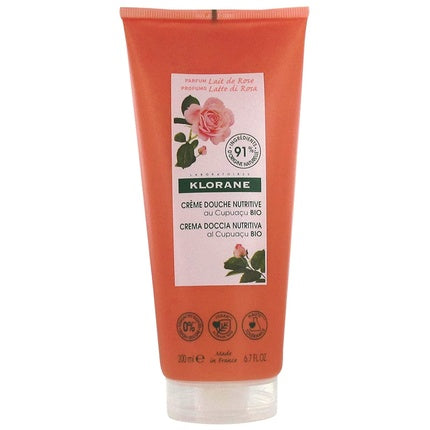 Klorane Rose Milk Body Cream Nutritive Shower Cream