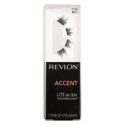 Revlon False Eyelashes Featherlite Accent 91133 Black 10mm