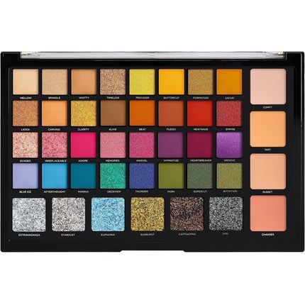Profusion Cosmetics Kaleidoscope 42 Shade Palette Bright Colors Matte and Shimmer