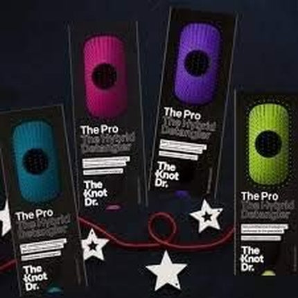 The Knot Dr. PRO Brush Black with Pink Cushion