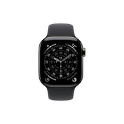 Apple Watch Series 11 Titanium Slate Cellular 42mm With Black Sport Band Ml