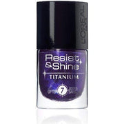 L'Oréal Resist and Shine Titanium Black Gloss Nail Polish 732