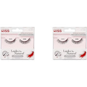 KISS Natural Lash Iconic 1 count - Pack of 2