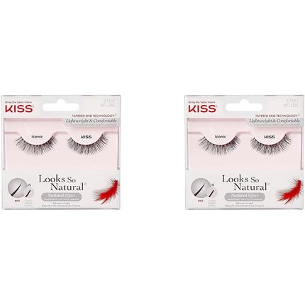 KISS Natural Lash Iconic 1 count - Pack of 2