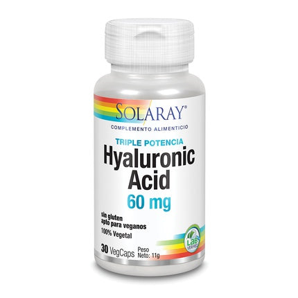 Solaray Hyaluronic Acid 60 Mg 30 Vcaps