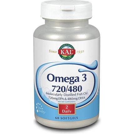 Kal Omega 3 720-480 60 Perlas