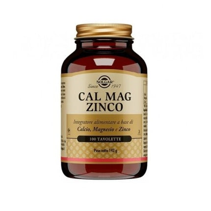 Solgar Cal Mag Zinc Bone & Joint Health Supplement 100 Tablets