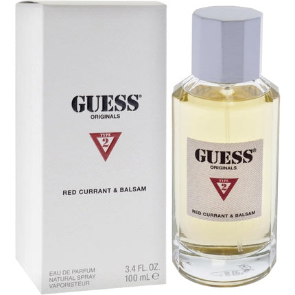 Guess Originals Type 2 Red Currant and Balsam by Guess for Unisex 3.4 Oz EDP