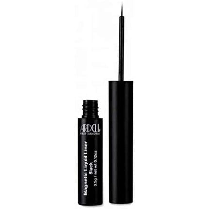 Ardell Magnetic Liquid Eyeliner & Lash Accent 002 Black - No Glue Required Reusable Vegan-Friendly Lashes