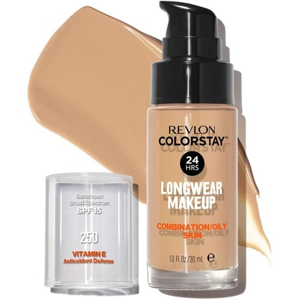 Revlon Colorstay Liquid Foundation Makeup for Combination/Oily Skin SPF 15