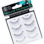 ARDELL Natural Lashes No. 110 False Eyelashes 4 Pair Set - Handmade, Vegan, Flexible and Reusable