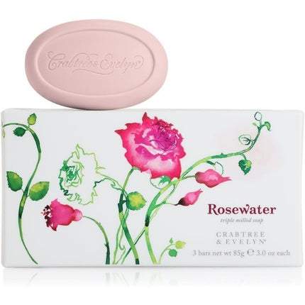 Crabtree & Evelyn Rosewater Milled Soap 85g